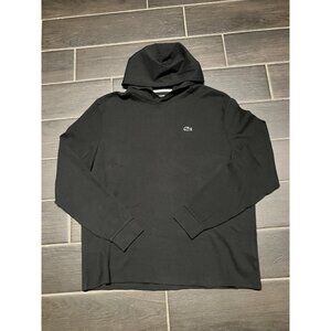 Men’s Lacoste Sleepwear Black Sweatshirt Size Large